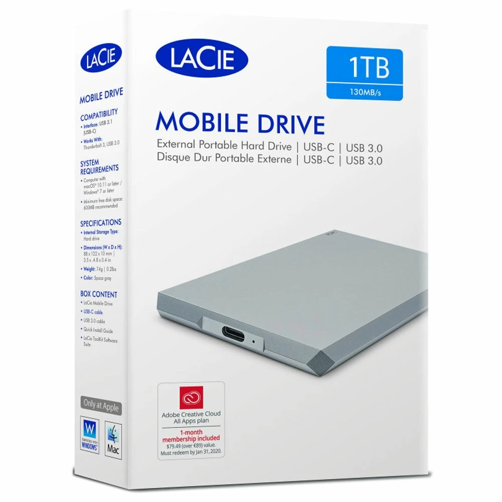 Seagate Mobile Drive 1TB USB-C Portable External Hard Drive - Image 4