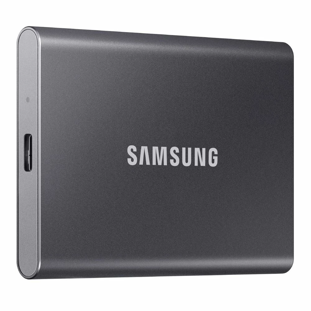 Samsung T7 Portable SSD 1TB USB 3.2 Gen 2 External Solid State Drive Up To 1050MB/s Read Speed - Gray (MU-PC1T0T/AM) - Image 3