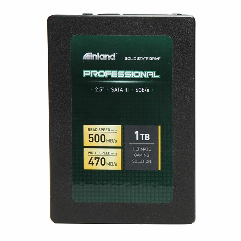 Inland Professional 1TB SSD 3D NAND SATA 3.0 6 GBps 2.5 Inch 7mm Internal Solid State Drive