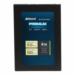 Inland Premium 4TB SSD 3D QLC NAND SATA III 6Gb/s 2.5" Internal Solid State Drive