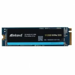 Inland Premium 512GB SSD M.2 2280 PCIe NVMe 3.0 X4 3D NAND Internal Solid State Drive, High-Speed Read/Write Speed Up To 3100 MBps And 1900 MBps, NVMe 1.3 & PCIe 3.1 Compatible